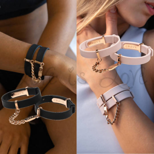 CRAVE ID Cuffs - Black or Pink