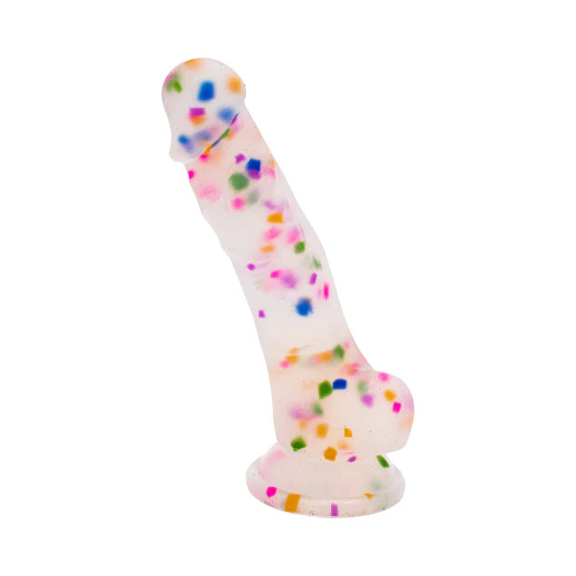 Cock-A-Palooza Confetti Silicone Dildo