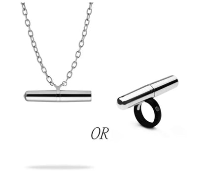 CRAVE Necklace/Ring/Finger Vibe - Silver