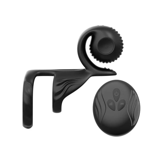 SVibe Snail Jovi Couples Ring Black