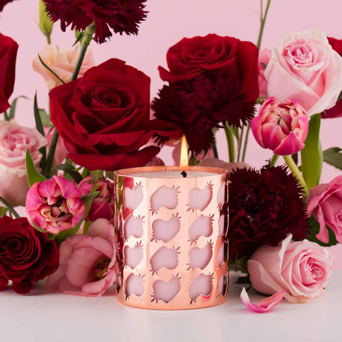 Rosebud Massage Candle