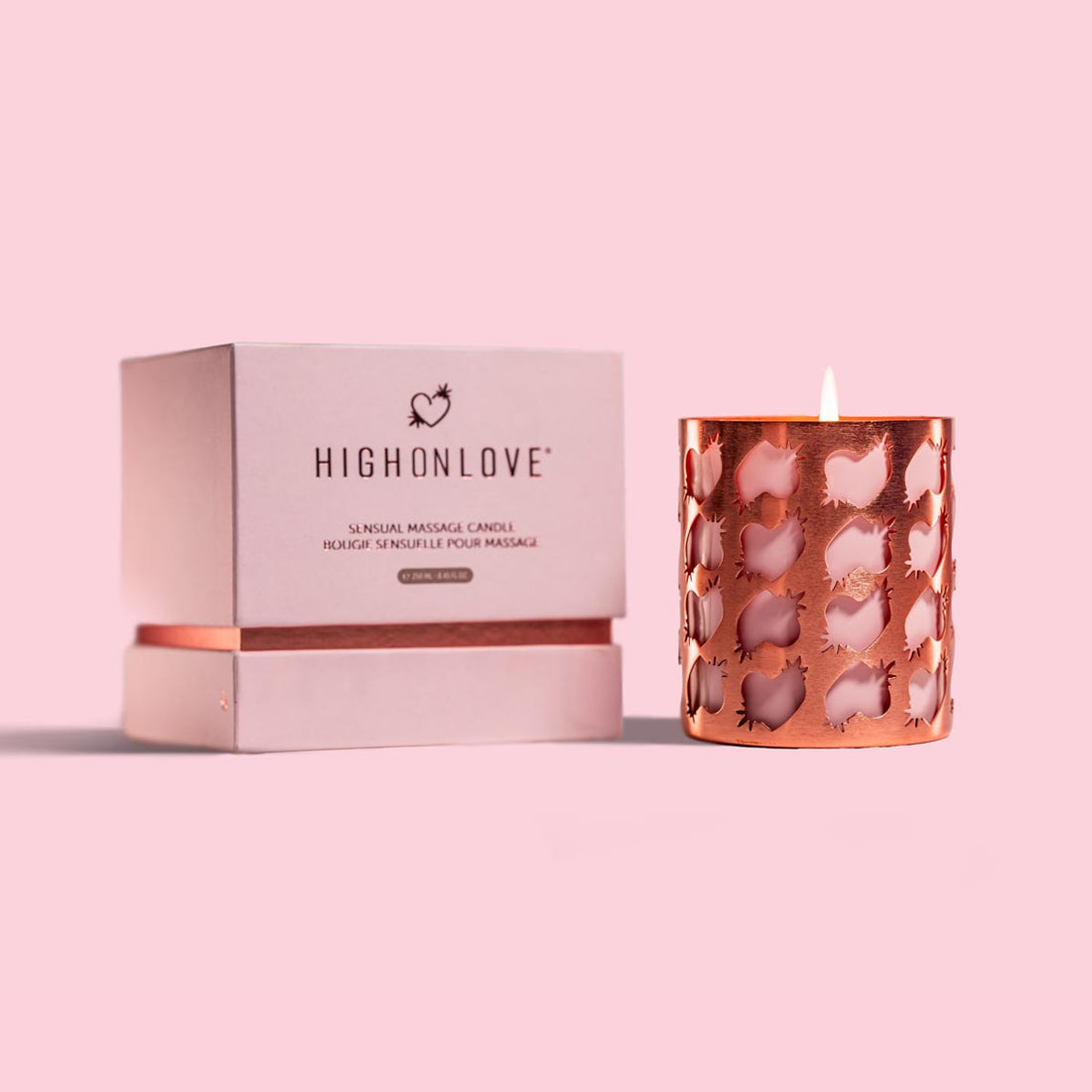 Rosebud Massage Candle